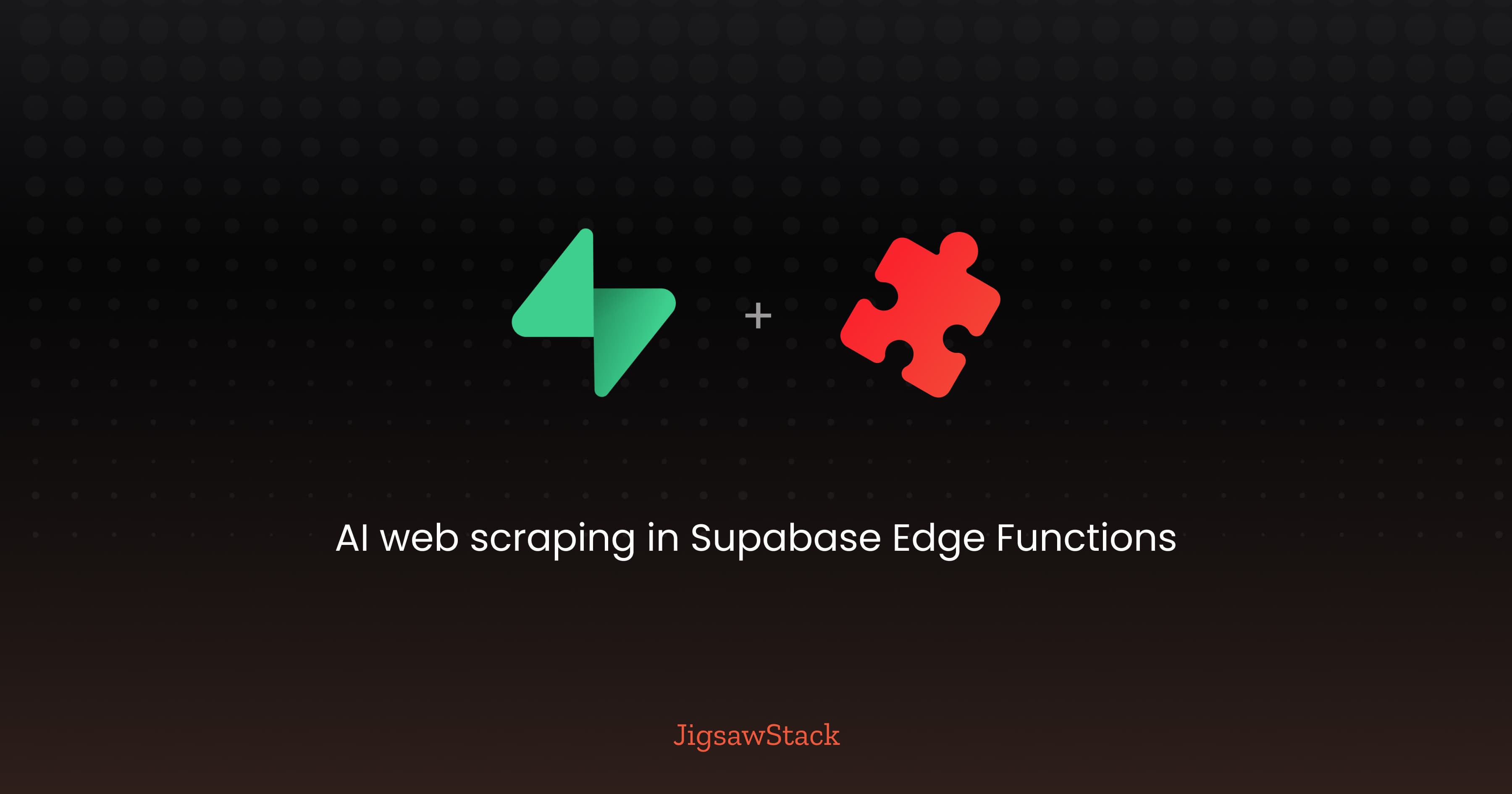 AI web scraping with JigsawStack and Supabase edge function